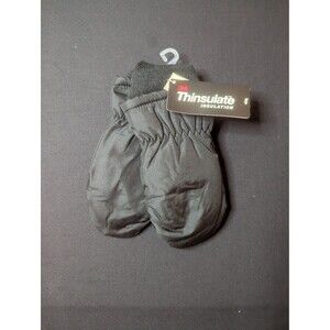 Kids 3M Thinsulate Ski Mittens WaterProof Black
